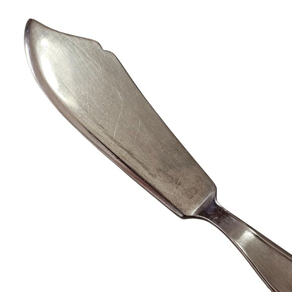 Elden Vintage Flower Butter Knife stainless 6.5" Rose Midcentury Colonial EDL5 - Picture 3 of 6